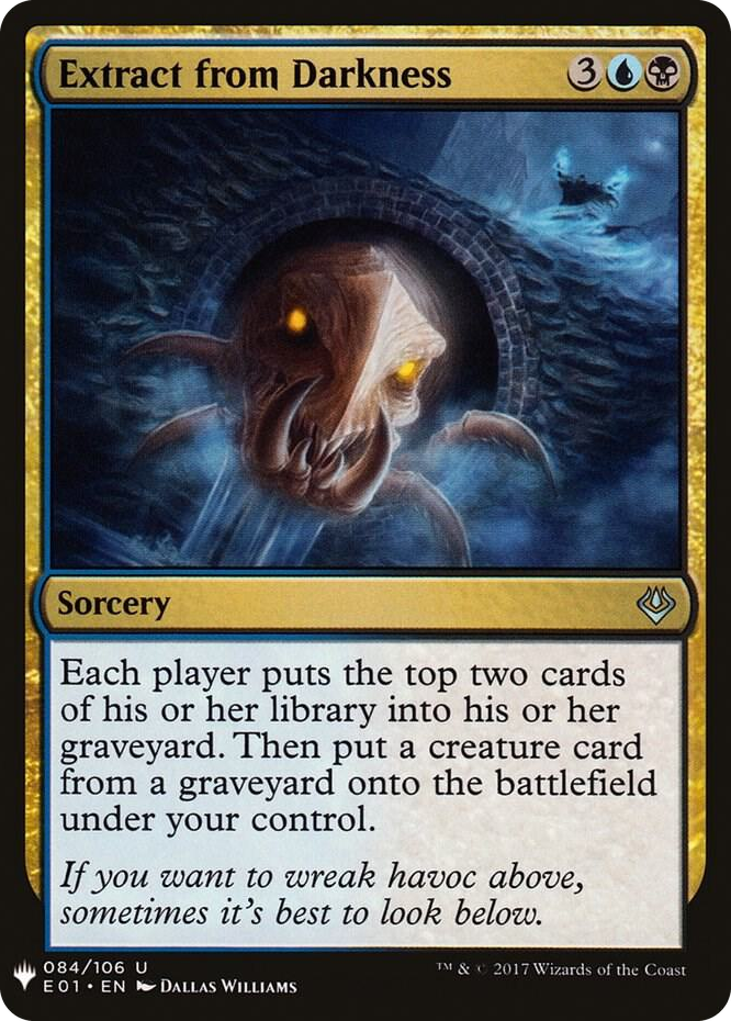 Extract from Darkness #84 U - The List Reprints Pokemon card