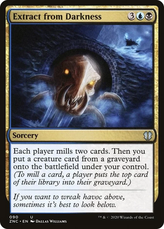 0090 Extract from Darkness U Commander: Zendikar Rising