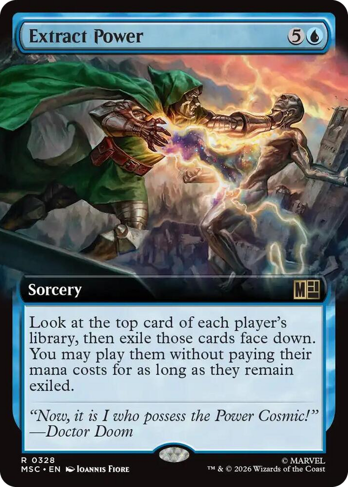 Extract Power (Extended Art) #328 R - Commander: Marvel Super Heroes Pokemon card