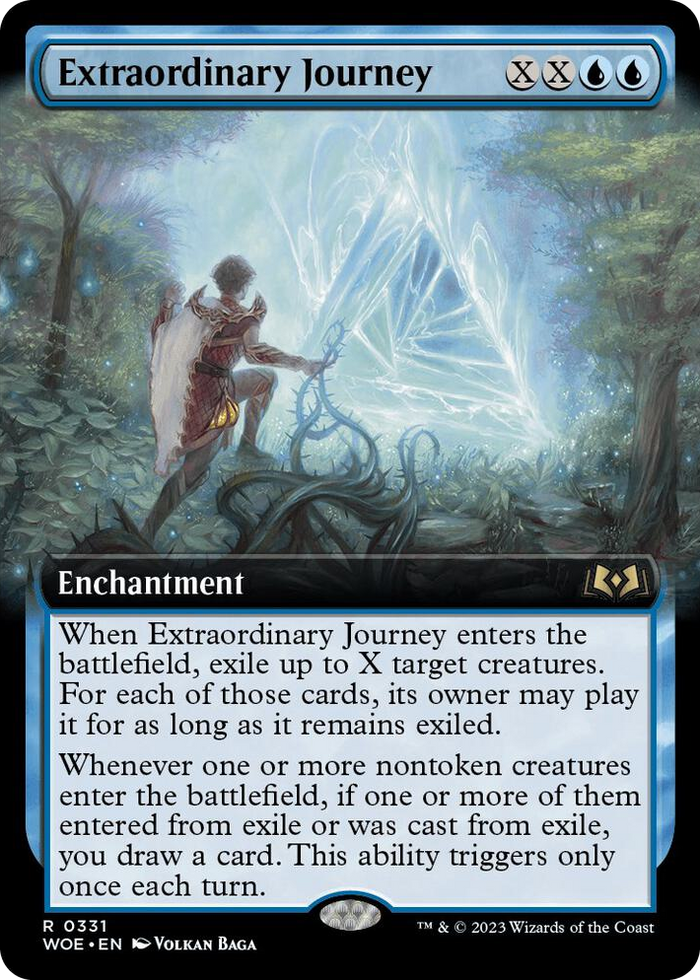 Extraordinary Journey (Extended Art) #331 R - Wilds of Eldraine Pokemon card