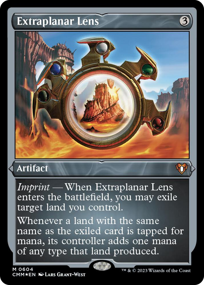 0604 Extraplanar Lens (Foil Etched) M Commander Masters