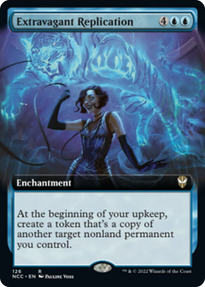 0126 Extravagant Replication (Extended Art) R Commander: Streets of New Capenna