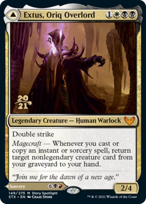0149 Extus, Oriq Overlord M Prerelease Cards
