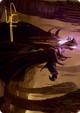 0026 Extus, Oriq Overlord Art Card (Gold-Stamped Signature) S Art Series: Strixhaven