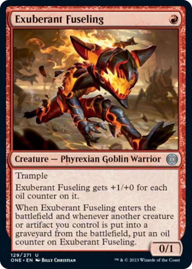 0129 Exuberant Fuseling U Phyrexia: All Will Be One