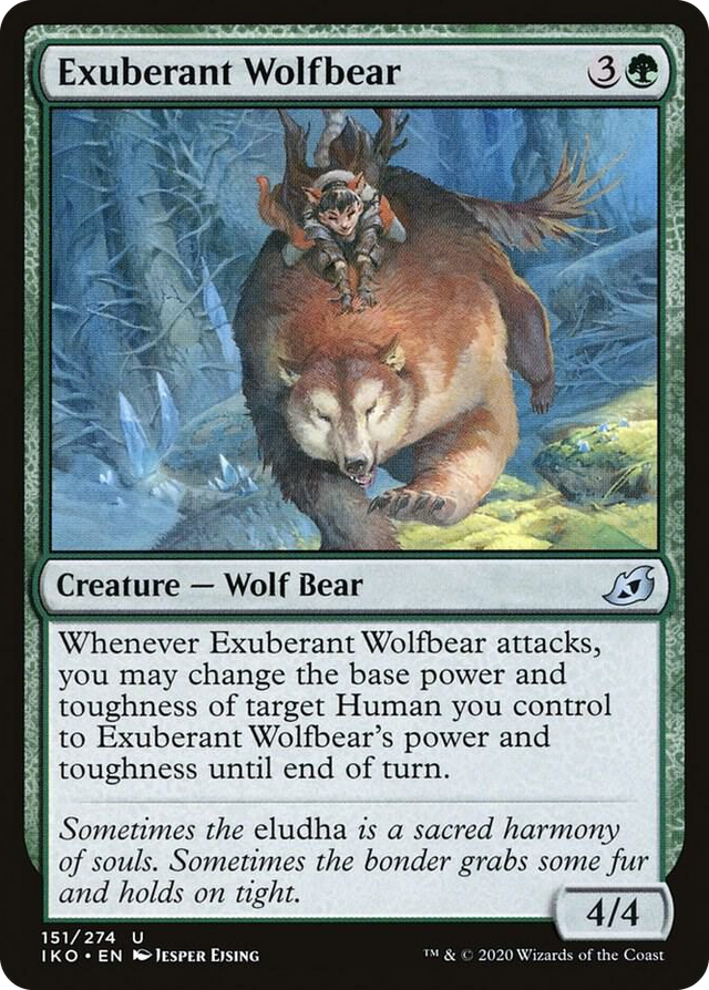 0151 Exuberant Wolfbear U Lair of Behemoths