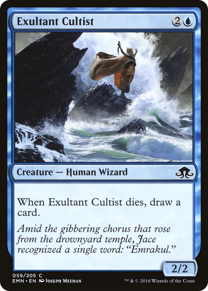 Exultant Cultist #59 C - Eldritch Moon Pokemon card