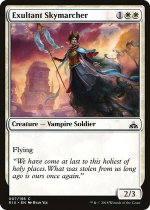 0007 Exultant Skymarcher C Rivals of Ixalan