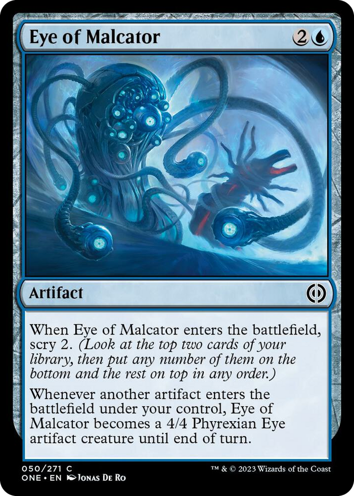 Eye of Malcator #50 C - Phyrexia: All Will Be One Pokemon card
