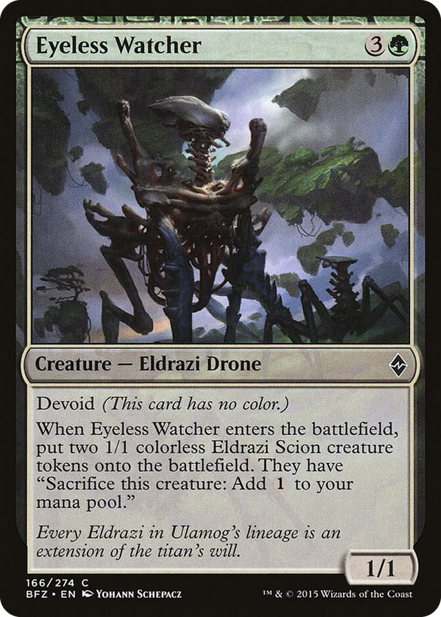 0166 Eyeless Watcher C Battle for Zendikar