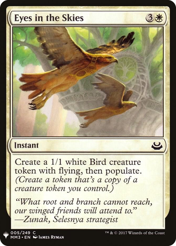 Eyes in the Skies #5 C - The List Reprints Pokemon card