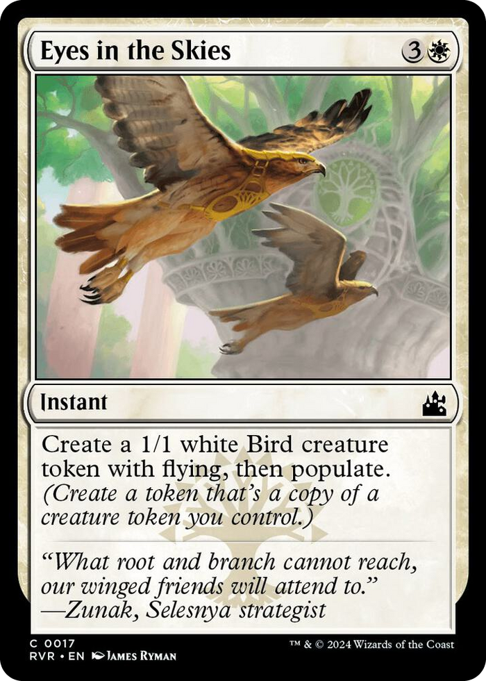 Eyes in the Skies #17 C - Ravnica Remastered Pokemon card