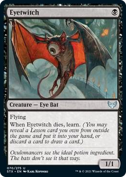 0070 Eyetwitch U Strixhaven: School of Mages