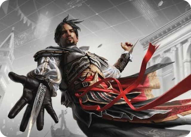 0013 Ezio Auditore da Firenze Art Card S Art Series: Universes Beyond: Assassin's Creed
