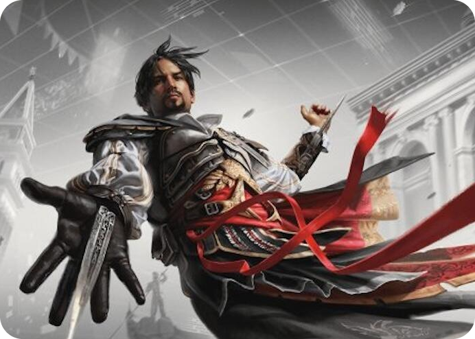 0013 Ezio Auditore da Firenze Art Card S Art Series: Universes Beyond: Assassin's Creed