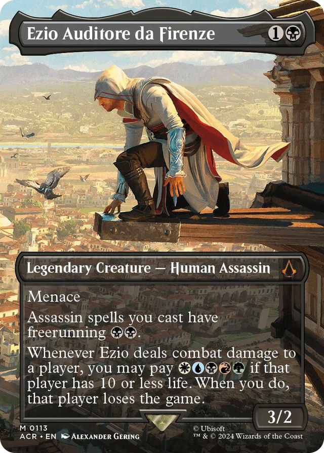 0113 Ezio Auditore da Firenze (Borderless) M Universes Beyond: Assassin's Creed