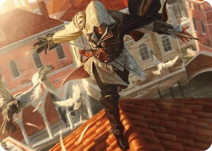 Ezio, Blade of Vengeance Art Card #19 S - Art Series: Universes Beyond: Assassin's Creed Pokemon card