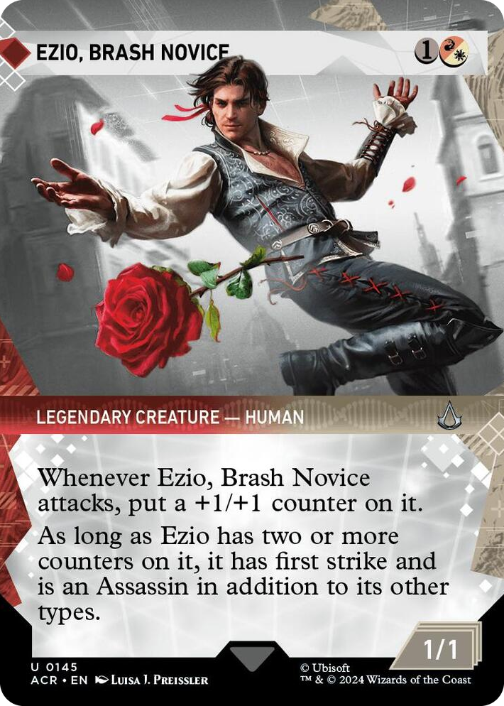 0145 Ezio, Brash Novice (Showcase) U Universes Beyond: Assassin's Creed