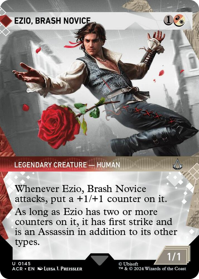 0145 Ezio, Brash Novice (Showcase) U Universes Beyond: Assassin's Creed