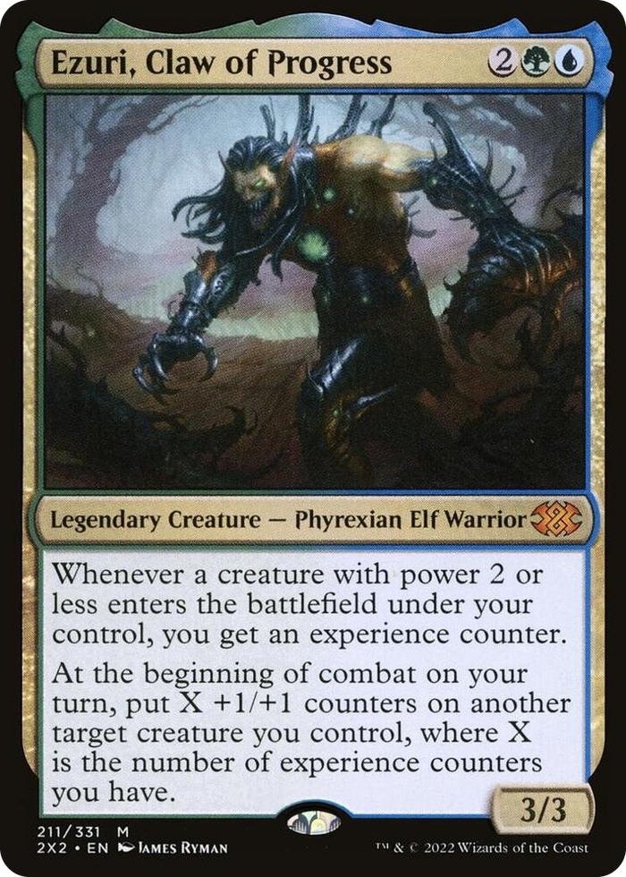 Ezuri, Claw of Progress #211 M - Double Masters 2022 Pokemon card