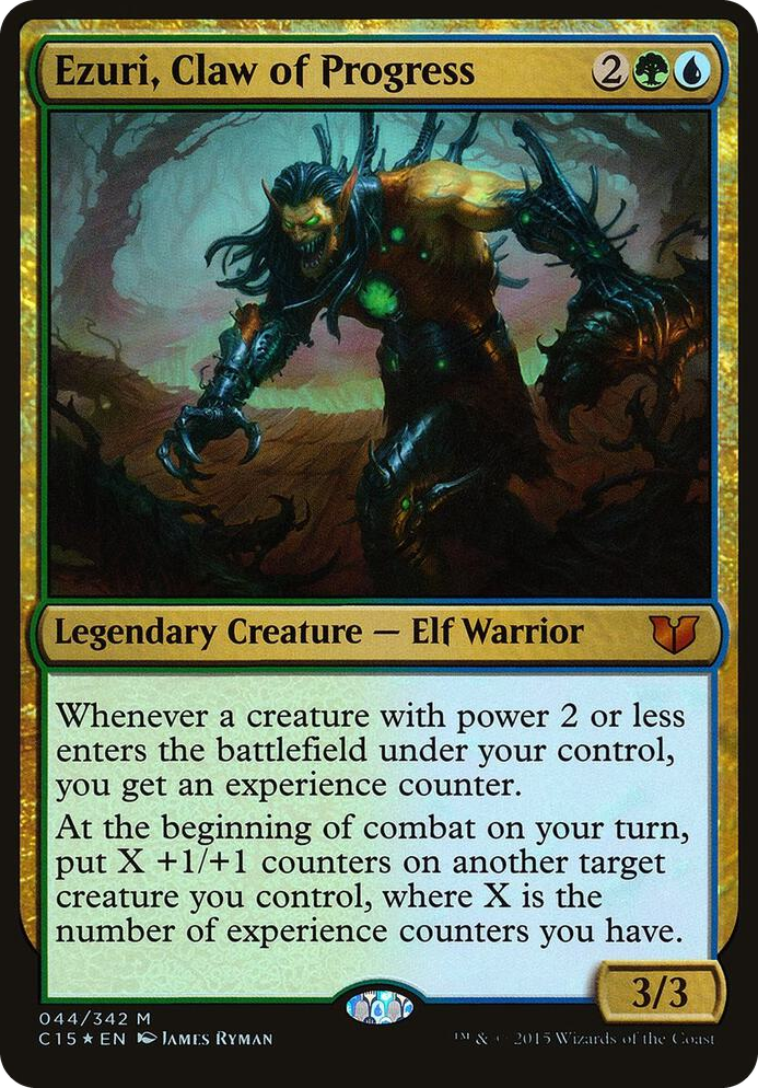 Ezuri, Claw of Progress (Commander 2015) #44 M - Oversize Cards Pokemon card