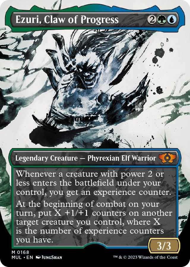 Ezuri, Claw of Progress (Halo Foil) #168 M - March of the Machine: Multiverse Legends Pokemon card