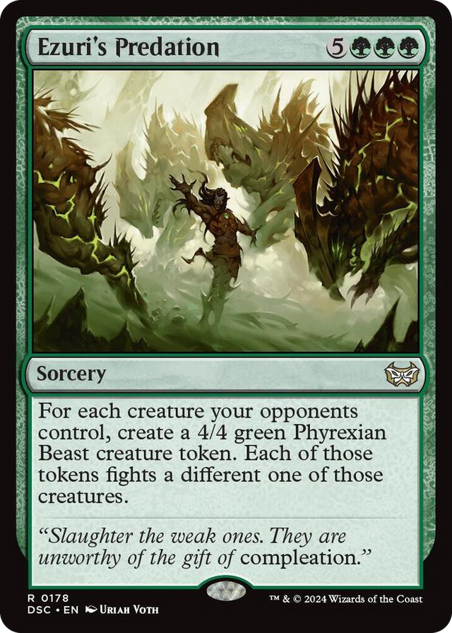 0178 Ezuri's Predation R Commander: Duskmourn: House of Horror
