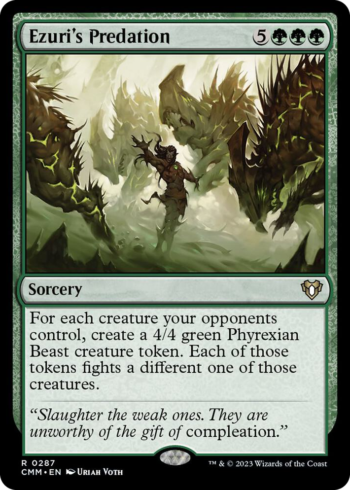 0287 Ezuri's Predation R Commander Masters