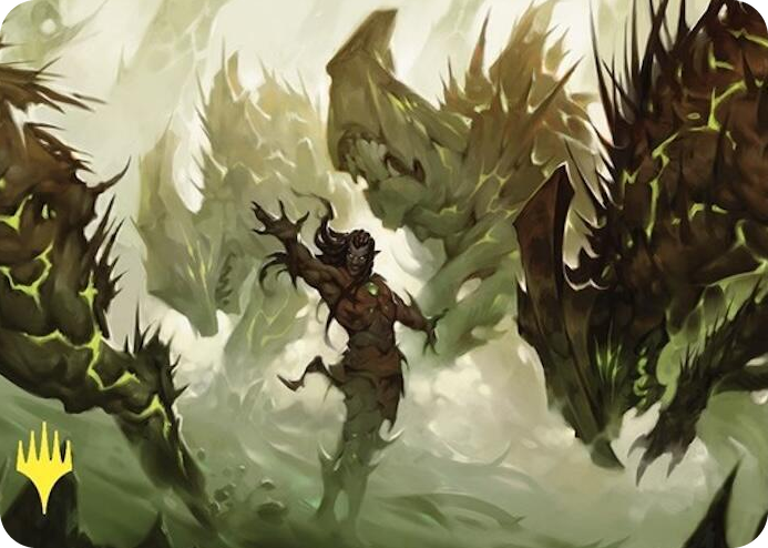 0023 Ezuri's Predation Art Card (Gold-Stamped) S Art Series: Commander Masters
