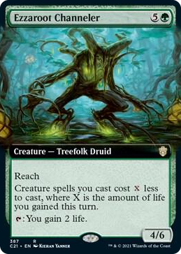 0387 Ezzaroot Channeler (Extended Art) R Commander 2021