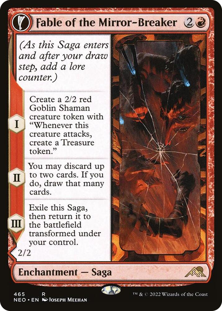 0465 Fable of the Mirror-Breaker (Extended Art) R Kamigawa: Neon Dynasty
