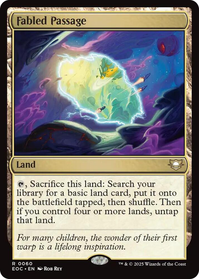 Fabled Passage #60 R - Commander: Edge of Eternities Pokemon card