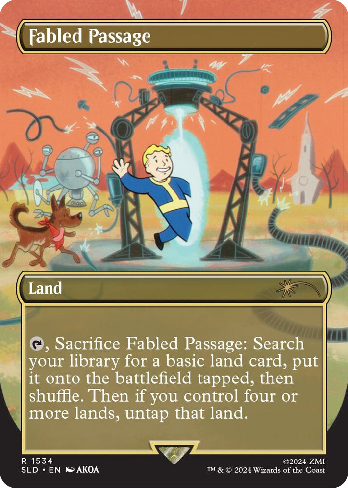 1534 Fabled Passage (1534) R Secret Lair Drop Series