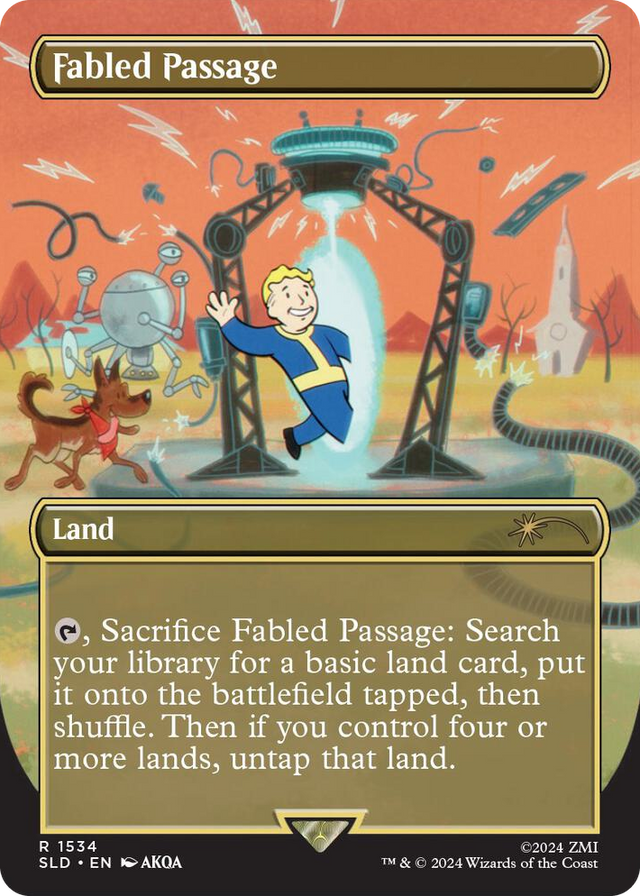 1534 Fabled Passage (1534) R Secret Lair Drop Series