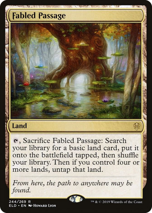 0244 Fabled Passage R Throne of Eldraine