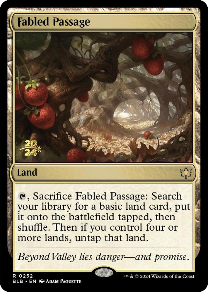 0252 Fabled Passage R Prerelease Cards