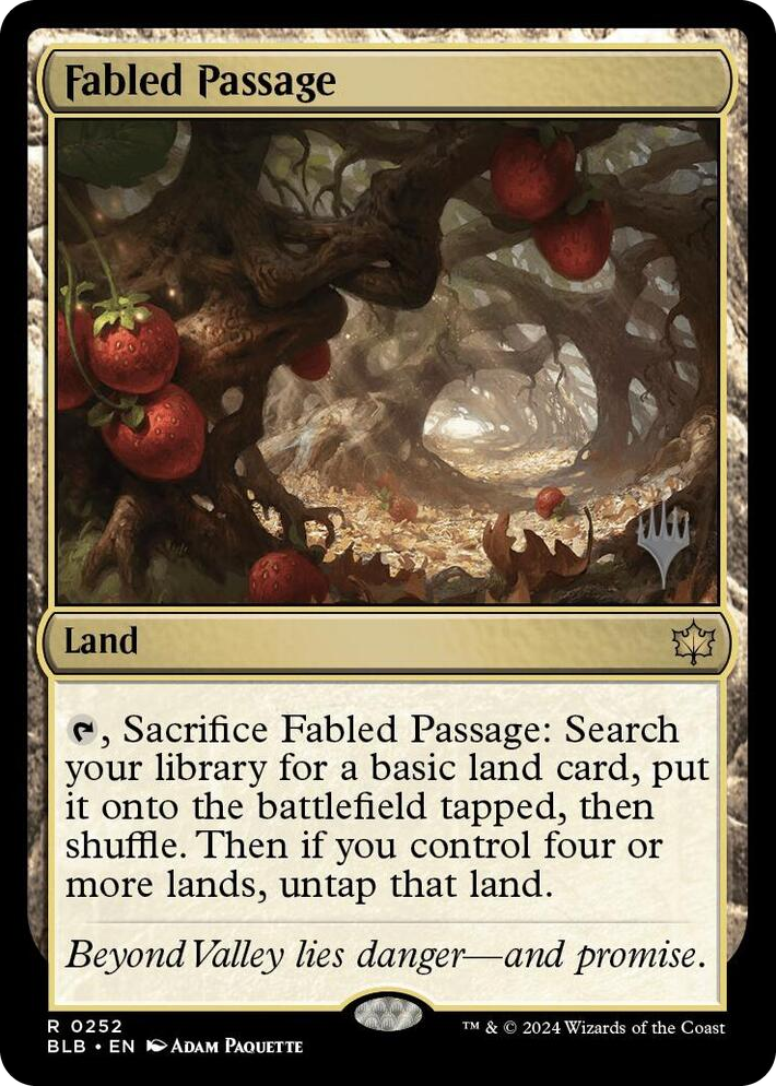 0252 Fabled Passage R Promo Pack: Bloomburrow