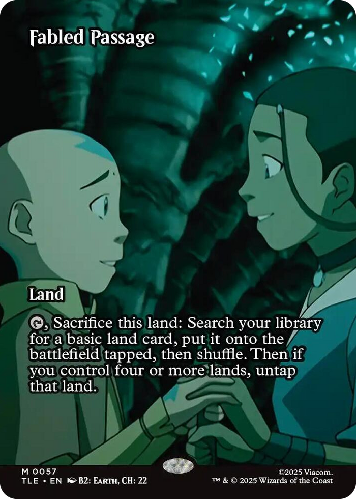 Fabled Passage (Borderless) #57 M - The Last Airbender: Eternal-Legal Pokemon card
