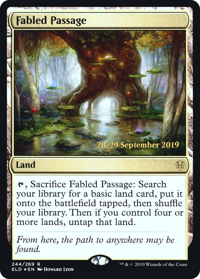 0244 Fabled Passage (ELD) R Prerelease Cards