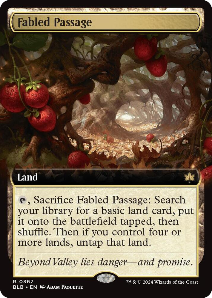 0367 Fabled Passage (Extended Art) R Bloomburrow