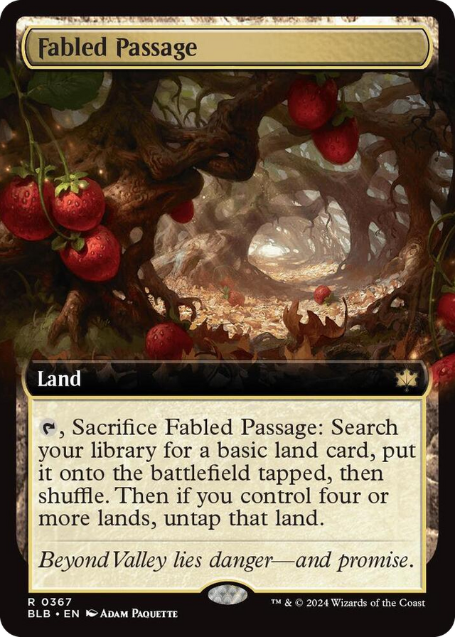 0367 Fabled Passage (Extended Art) R Bloomburrow