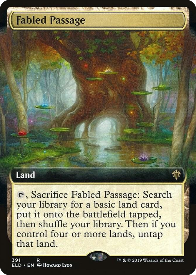 0391 Fabled Passage (Extended Art) R Throne of Eldraine