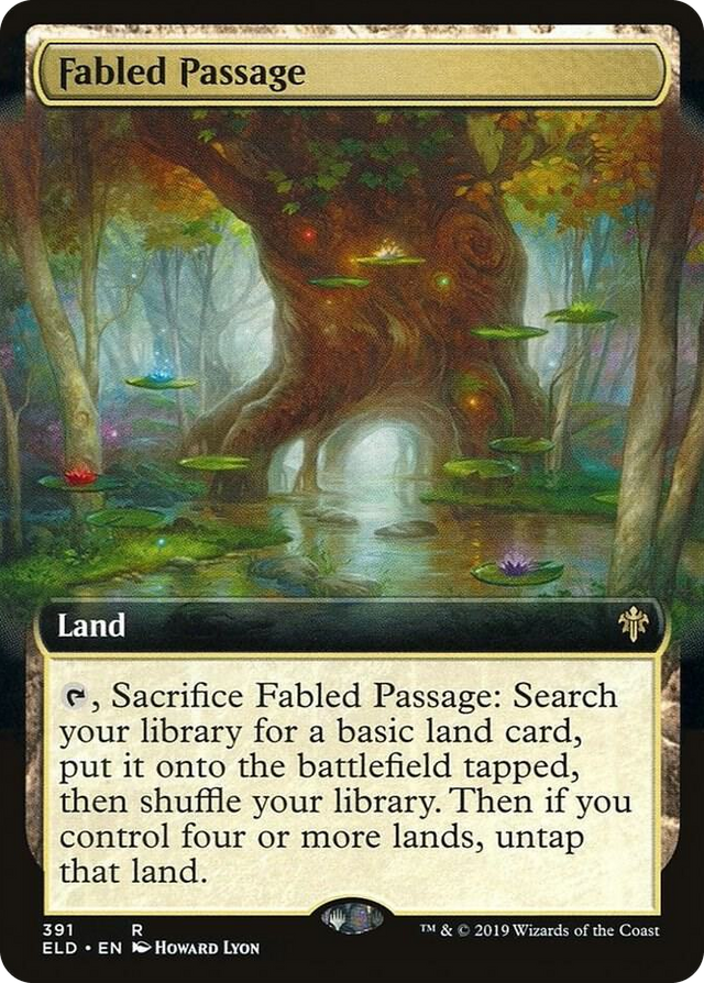 0391 Fabled Passage (Extended Art) R Throne of Eldraine