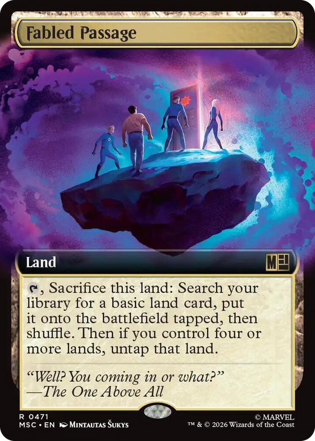0471 Fabled Passage (Extended Art) R Commander: Marvel Super Heroes