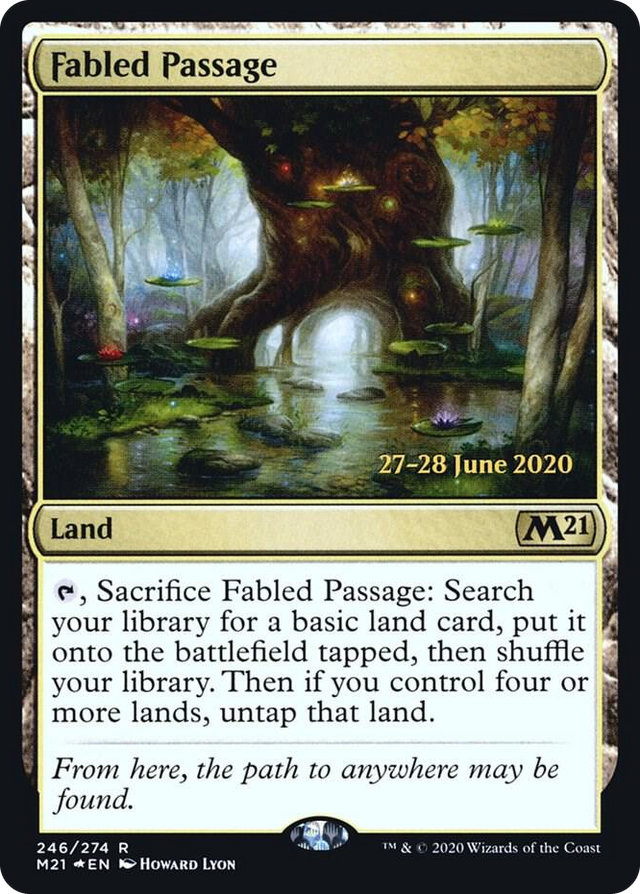 0246 Fabled Passage (M21) R Prerelease Cards