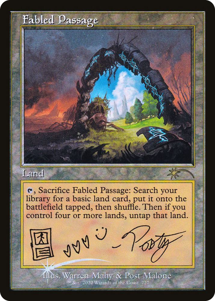 0727 Fabled Passage (Post Malone) R Secret Lair Drop Series
