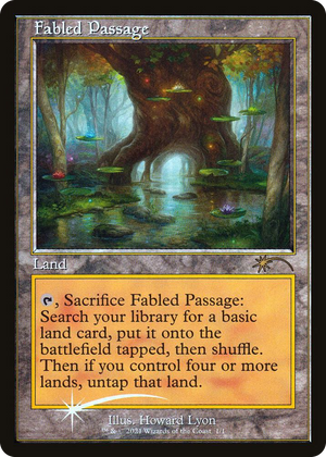 0001 Fabled Passage (Retro Frame) R WPN & Gateway Promos