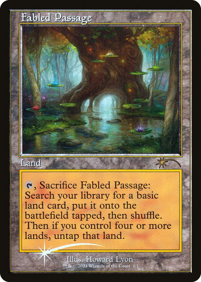 Fabled Passage (Retro Frame) #1 R - WPN & Gateway Promos Pokemon card