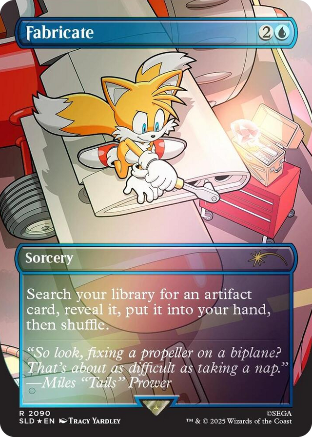 2090 Fabricate (2090) (Rainbow Foil) R Secret Lair Drop Series