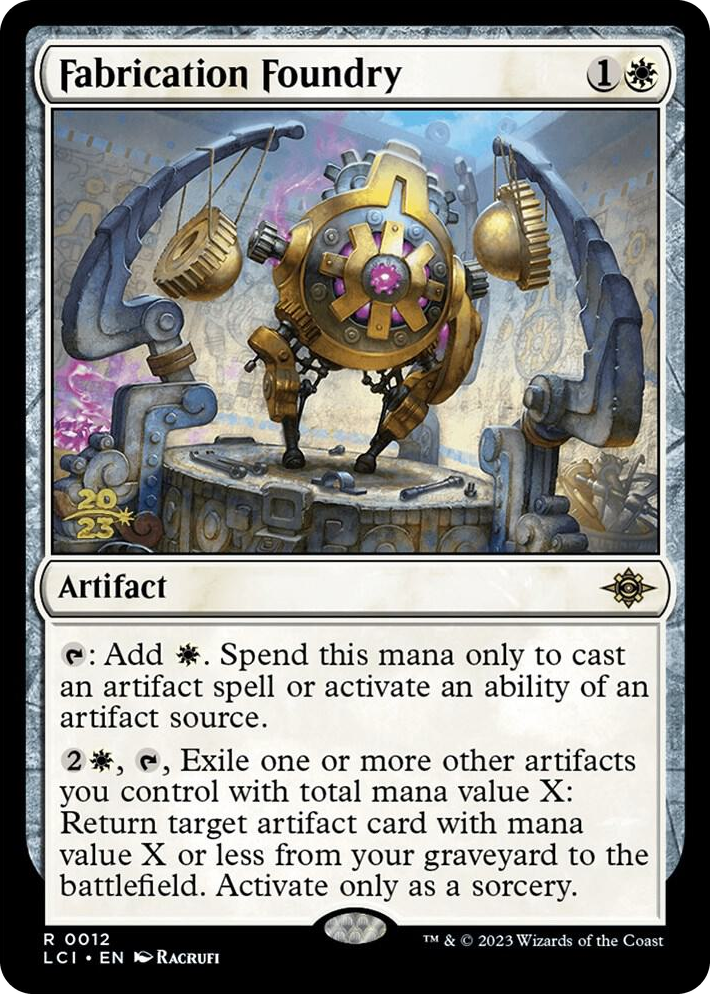 0012 Fabrication Foundry R Prerelease Cards
